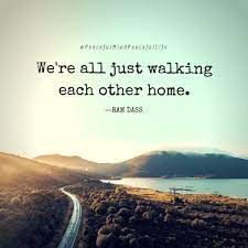 We are not responsible for packages sent to an incorrect address. Epeacefulmindpeacefullife We Re All Just Walking Each Other Home Ram Dass Meme On Me Me