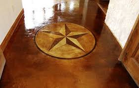 Stenciling Concrete For That Decorative Look Concrete Decor Concrete Stained Floors Stained Concrete Concrete Floors