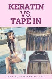 Tape In Keratin Or Clip In My Honest Thoughts On 3 Types Of Extensions Hair Extensions For Short Hair Hair Extensions Best Diy Hair Extensions