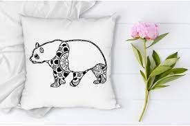 Download Panda Mandala Svg Cut Files Panda Mandala Clipart By Doodle Cloud Studio Thehungryjpeg Com