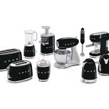 Espresso Machine Black In 2020 Kitchen Appliances Design Smeg Smeg Kitchen