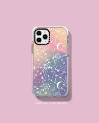 Sun Moon Stars White Galaxy Casetify Iphone Casetify Iphone Case Pink Phone Cases