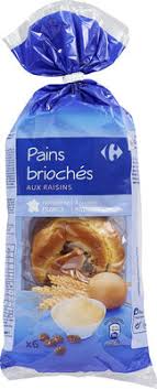 Les offres colle en spray dans les catalogues carrefour. Pains Brioches Aux Raisins Carrefour 270 G
