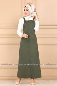Modaselvim Elbise Cepli Kot Jile Mz3624 Haki Fashion Party Gowns Dresses