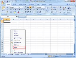 Unhide all sheets with macro. Hide Unhide A Sheet In Excel 2007