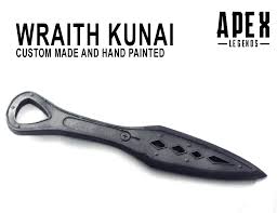 Plenty of rare and exclusive items are waiting to be uncovered for passionate players, the current holy grail of which is the kunai knife — so let's find out all about it. Apex Legends Wraith Kunai Knife Replica Real Life Weapon Game Life
