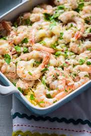 Spaghetti squash isn't going to taste anything like pasta. Baked Shrimp Scampi With Spaghetti Squash