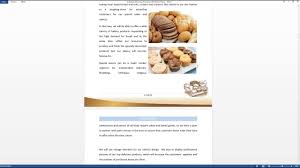 Home Based Cake Business Plan