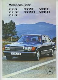 94 Brochure Mercedes Benz 280s 280se 280sel 380se 380sel 500se 500sel Mercedes Benz Mercedes Benz Classic Mercedes W126
