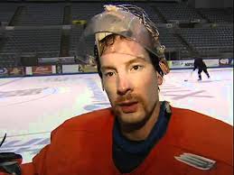 KOMETS GOALIE NICK BOUCHER AT PRACTICE 11/23/11