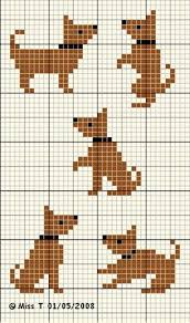 Free counted cross stitch patterns are easy to save and print out for use in creating lovely home decorations and gifts. Animal De Compagnie Les Petits Bonheurs De Miss T Small Cross Stitch Cross Stitch Animals Cute Cross Stitch