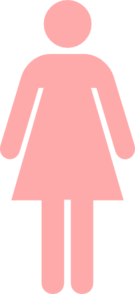 Ladies Bathroom Symbol Pale Pink Clip Art At Clker Com Vector Clip Art Online Royalty Free Public Domain