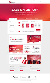 Dribbble Virgin Atlantic Png By Andrew Miron Web Layout Design Web Design Inspiration Web Design