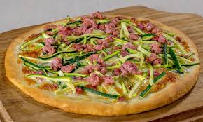 Pizza Con Zucchine E Salsiccia Dolce Ricette Verdure Grigliate Salsiccia