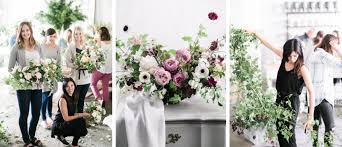 Workshop Sinclair Moore 2021 flower arranging classes los angeles: