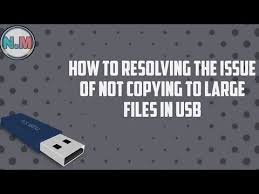 How To Resolve The Issue Of File Is Too Large For The Destination File System In Usb Drive Youtube In 2020 Filing System Pen Drive Usb Drive