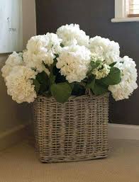 Free shipping on all orders over $35. Wicker With Hydrangea Texture Beautiful Combination Flower Arrangements Artificial Flower Arrangements Decor