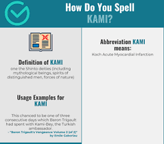 It can also be used as an even more intense synonym for revenge. Correct Spelling For Kami Infographic Spellchecker Net