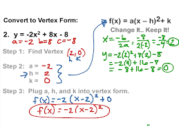 Also, remember that your h, when plugged into the equation, must be the additive inverse of what you got for x. Quadratics Vertex Form Math Algebra Quadratic Equations Algebra 2 Showme