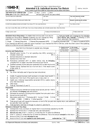 For example, a taxpayer may not have included a required form or schedule with their original 1040. 2020 Form Irs 1040 X Fill Online Printable Fillable Blank Pdffiller