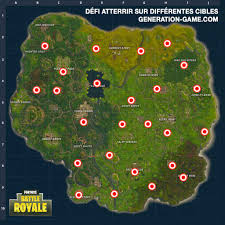 A limage de plusieurs de ses pairs capcom a toujours ete prompte a recuperer des idees qui fonctionnent pour les decliner encore et encore quitte a un peu trop presser le concept initial. Fortnite Saison 3 Reussir Le Defi Atterrir Sur Differentes Cibles Carte De Toutes Les Cibles Generation Game
