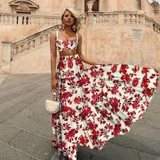 Best Sellers Page 7 Wakalula Trendy Dresses Summer Maxi Dress Long Floral Skirt