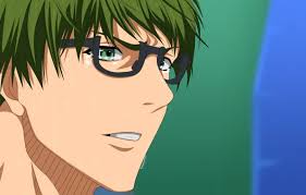 Wallpaper face, glasses, guy, green hair, sweat, bangs, Kuroko's  basketball, Midorima Shintarou for mobile and desktop, section сёнэн,  resolution 2060x1500