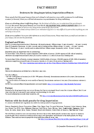 This report highlights how the burden of the death penalty has largely fallen on those convicted of drug trafficking, who disproportionately include women and foreign nationals. Doc Factsheet Sentences For Drug Trafficking Cocaine And Heroin Jennifer Fleetwood Academia Edu