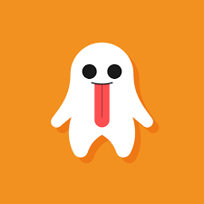 Check spelling or type a new query. Cute Halloween Ghost Cartoon Character 1826185 Vector Art At Vecteezy
