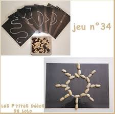 Atelier Autonome De Motricite Fine Haricots Et Lignes Zaubette Montessori Materiel Educatif Montessori Motricite