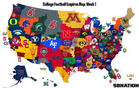 This is a list of clubs who have played in the english premier league at any time since 1992 to the current season. 2018 College Football Empires Map Week 1 Sbnation Com