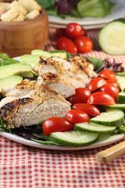 Meanwhile, add chicken breasts, pesto, and a big pinch of salt to a ziplock bag then squish to coat. Simple Grilled Chicken Salad Miss In The Kitchen