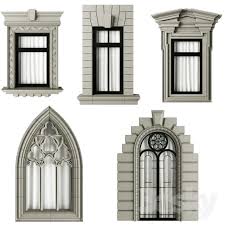 3d Models Windows Classic Frame Window Dizajn Okna Arhitektura Fasady Domov