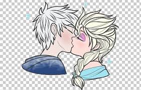 Elsa Jack Frost Anna Kiss Human Png Clipart Anime Arm Art Artwork Cartoon Free Png Download Elsa and jack frost fell in love at first sight!
