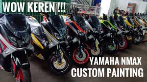 Modifikasi honda cbr150r lokal red super carbon ! Yamaha Nmax Custom Painting Keren In 2021 Yamaha Nmax Custom Paint Yamaha