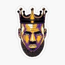 " lebron james" Sticker by goolpixh