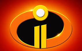 Download Wallpapers Incredibles 2 Logo 2018 Movie 3d Animation Poster Besthqwallpapers Com Animacao 3d Personagens De Desenhos Animados Cartaz