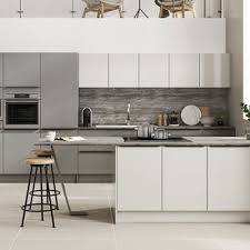 Yellow cabinets and grey walls, pale yellow floors and dark grey counter tops (maybe even granite). Grey Kitchen Ideas At Your Turnbull Kitchens Showroom