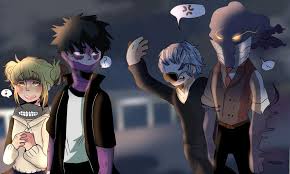 Like the rest of the league, he desires to kill all might and help create a new world in tomura's image. Request Tomura Dabi Toga And Kurogiri My Hero Academia Amino