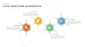 4 5 Step Honeycomb Powerpoint Template Powerpoint Templates Powerpoint Infographic Templates