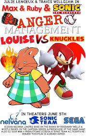 The max anger book series by martin österdahl includes books ask no mercy and ten swedes must die. Max Ruby Sonic The Hedgehog Anger Management Louise Vs Knuckles Poster Max And Ruby Anger Management Cartoons Series
