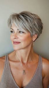 Hairstyle for women over 60