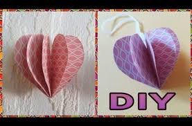 Diy hochzeiten liegen total im trend und sind zudem eine günstige alternative schöne und authentische deko zu gestalten. Fur Muttertag 3d Herz Aus Papier Basteln Diy Julebuergerfee Youtube Basteln Mit Papier Herz Basteln Muttertag Basteln