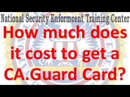 Check spelling or type a new query. How Much Does It Cost To Get A California Guard Card Explained In Less Than A Minute Youtube