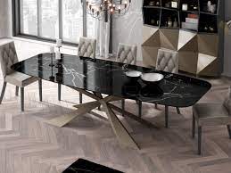 table a manger avec plateau en marbre mod kenia salle a manger elegante table a manger moderne salle a manger moderne