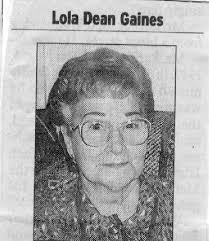 Lola Dean Reed Gaines (1924-2006)