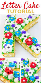 Ariel skelley / getty images an alphabet is made up of the letters of a language, arranged. Floral Initial Cake Cream Tart Style I Scream For Buttercream