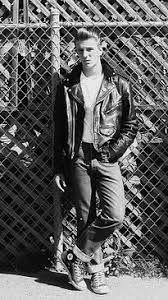 Pin On Rockabilly Greasers Leather Jackets 50 S Pompadour