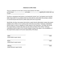 The bill of sale is a contract between a car buyer and seller. 3 Ways To Write A Bill Of Sale Wikihow