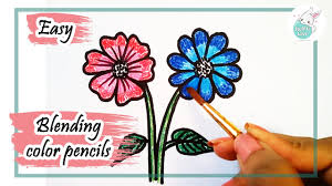 If you want to learn how to draw a flower easy then you went to the right page. How To Draw Simple Flowers Drawing For Beginners Using Staedtler Watercolor Pencil Youtube